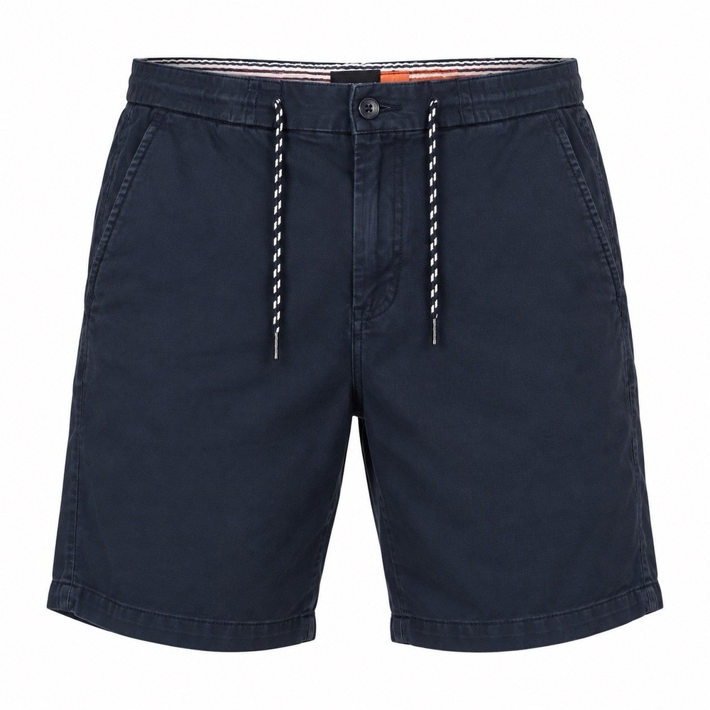 Men's Scotch & Soda Amsterdam Size 32 Navy Blue Stuart Flat Front Chino Shorts